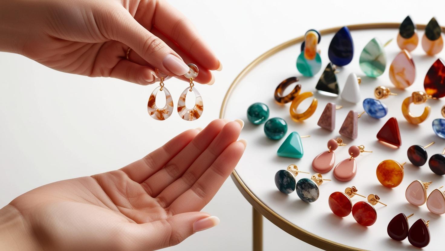 15 Stunning Resin Earring Ideas To Try
