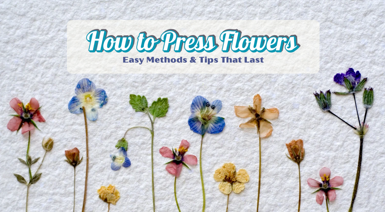 How to Press Flowers