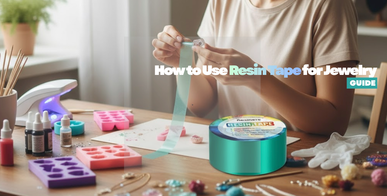 how to use resin tape for jewelry