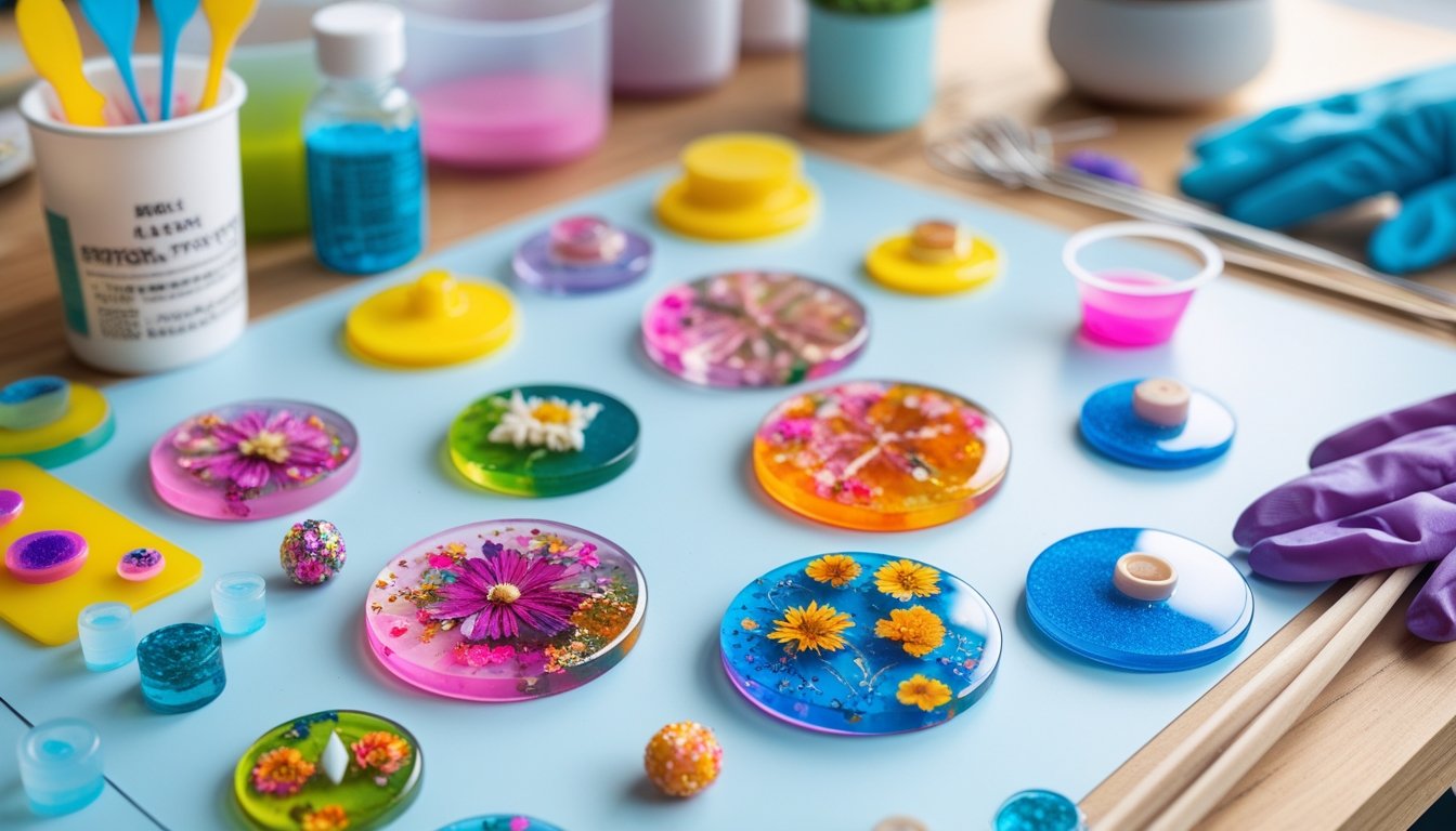 resin buttons