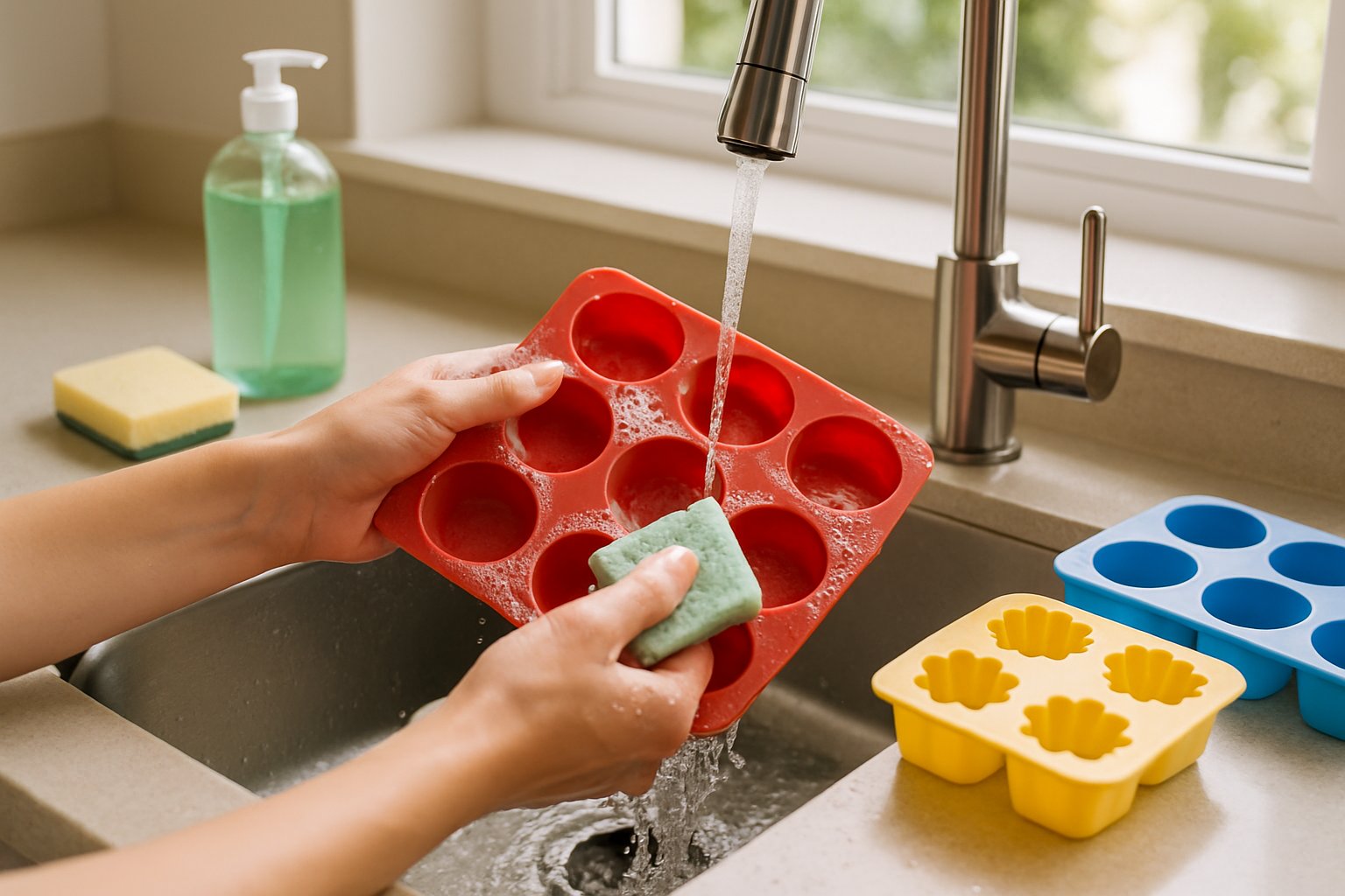 best way to clean silicone molds