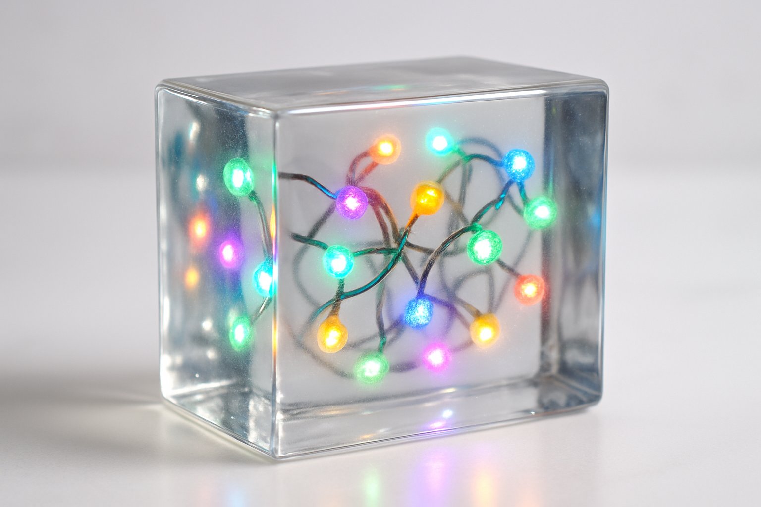 can you put led lights in epoxy resin