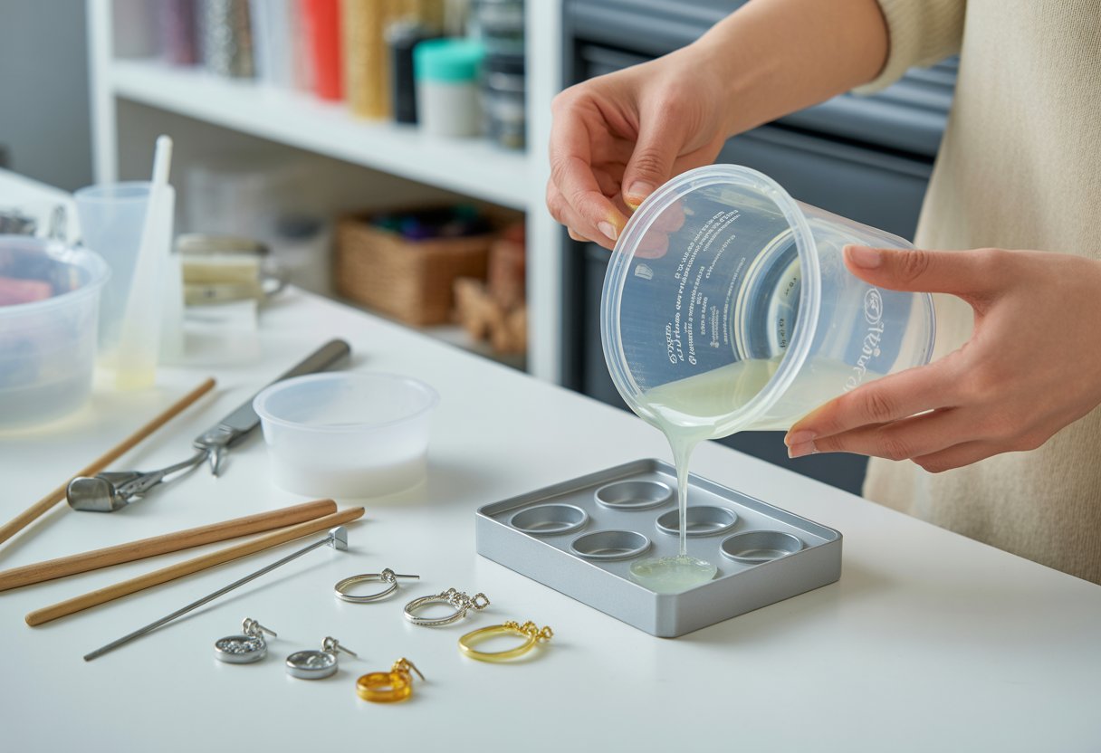 how to make silicone earring molds