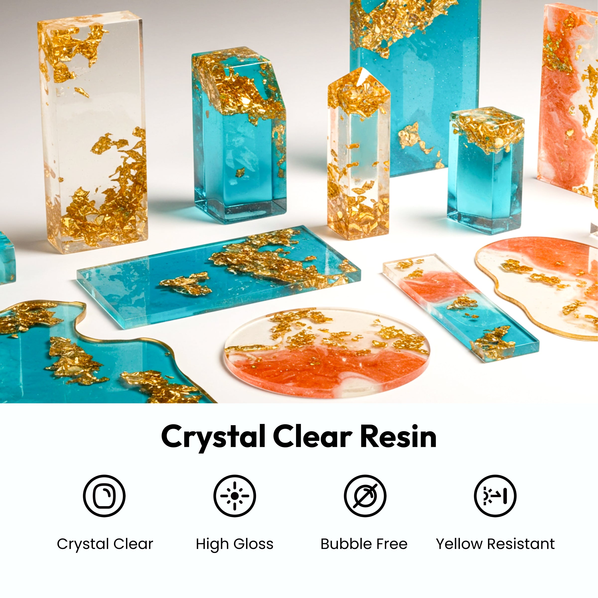 Resiners 32oz Crystal Clear Epoxy Resin Starter Kit