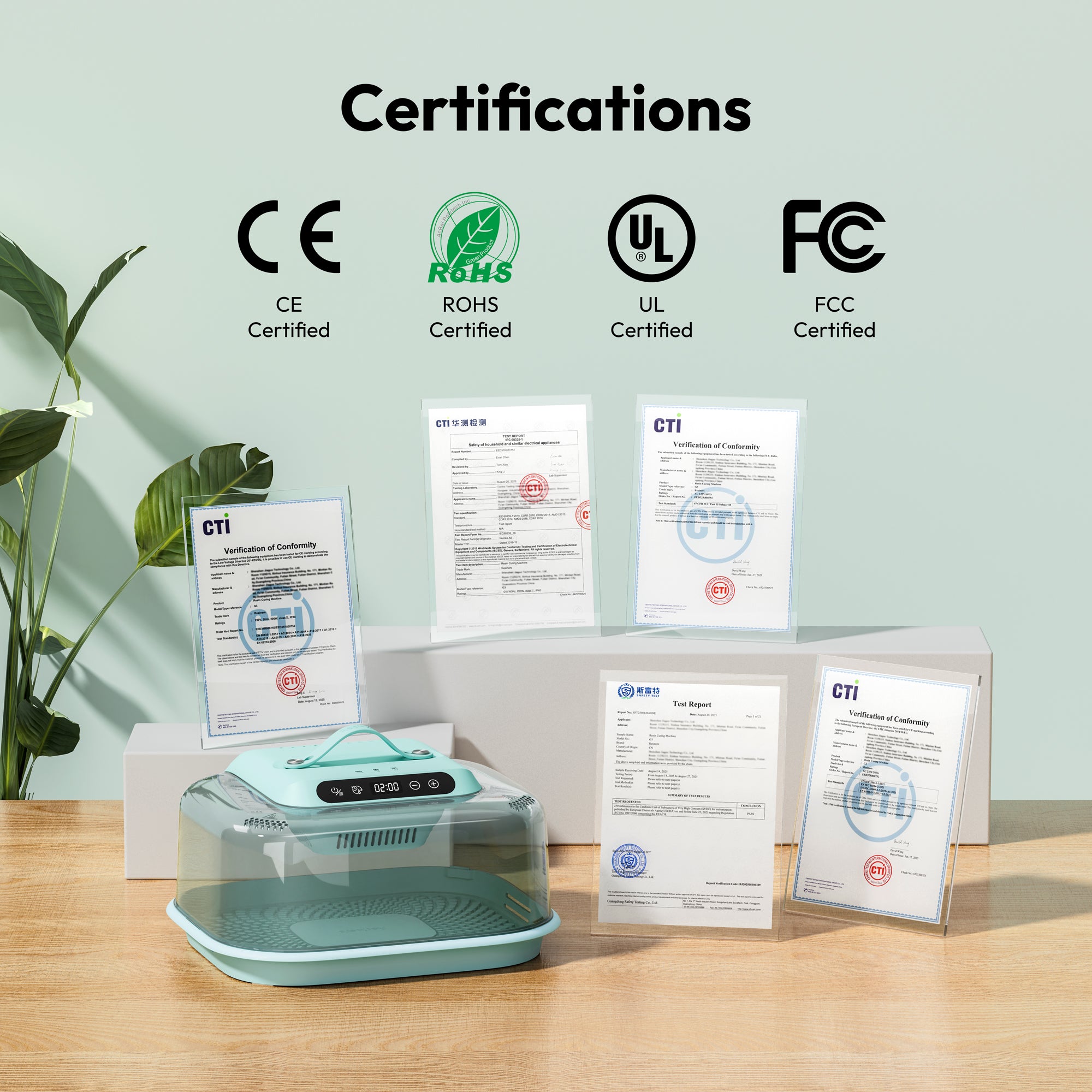 Resiners® G3 2-in-1 Resin Curing Machine for UV and Epoxy Projects