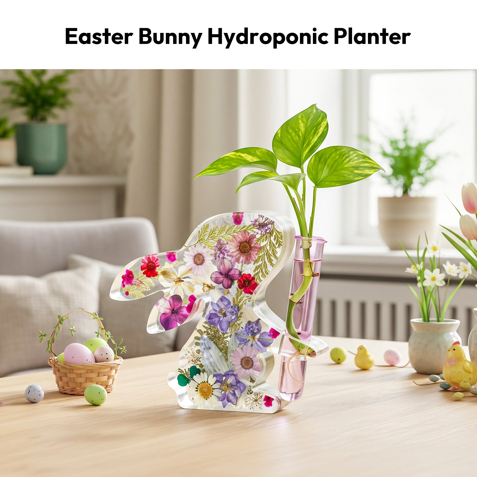 Resiners Bunny Vase Hydroponic Resin Mold