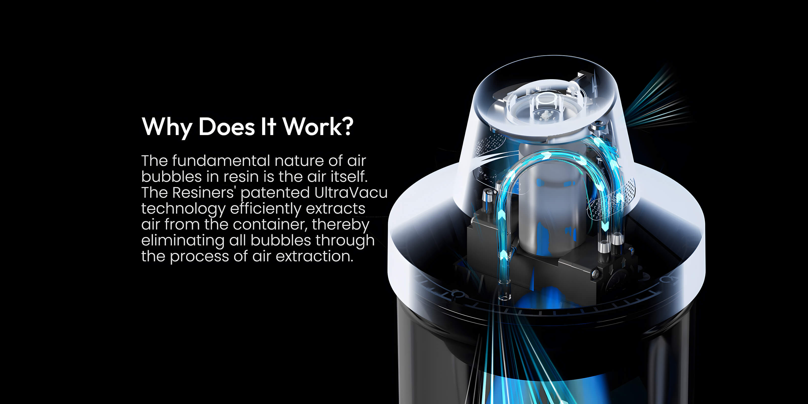 Resiners® AirLess Lite Bubble Removal Machine