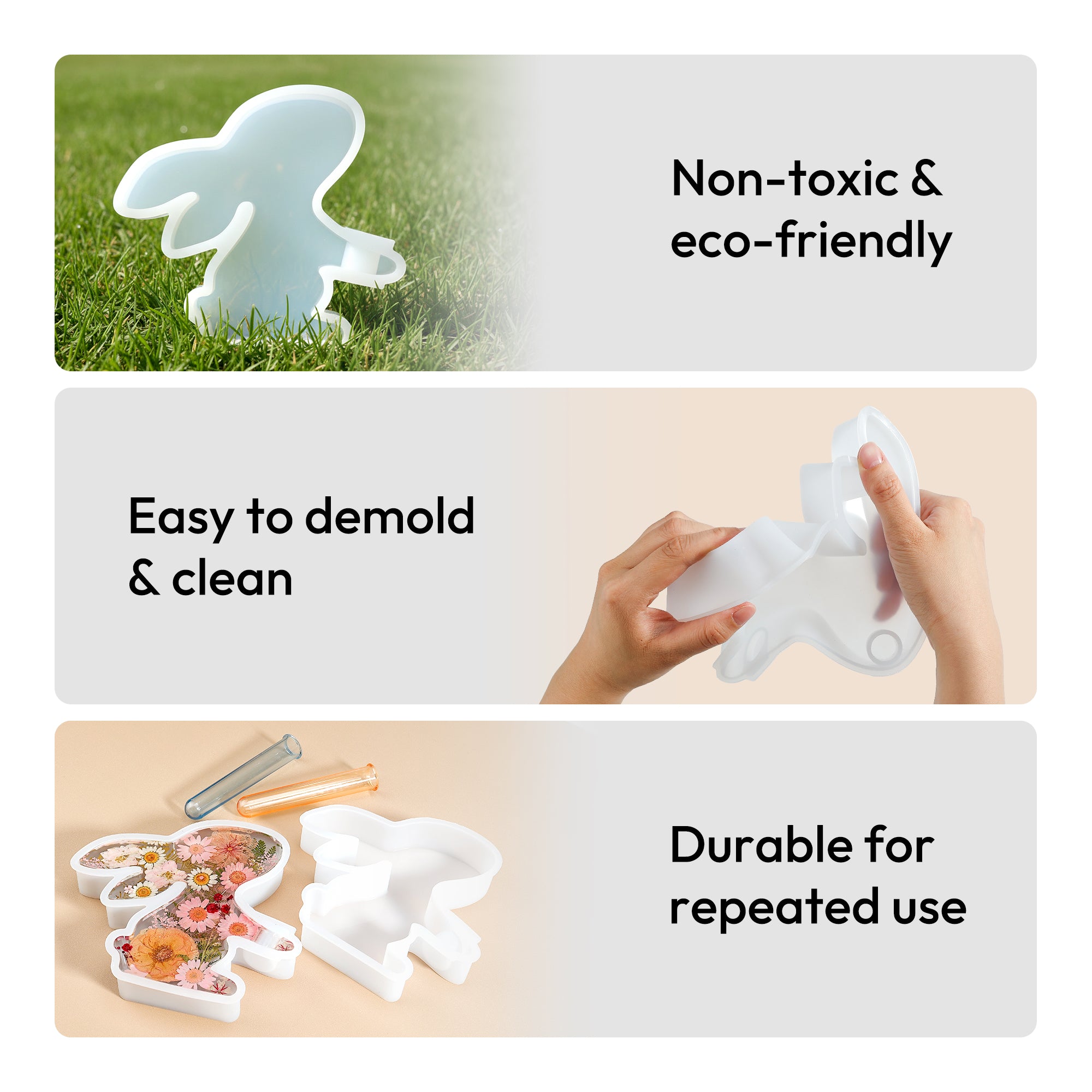 Resiners Bunny Vase Hydroponic Resin Mold