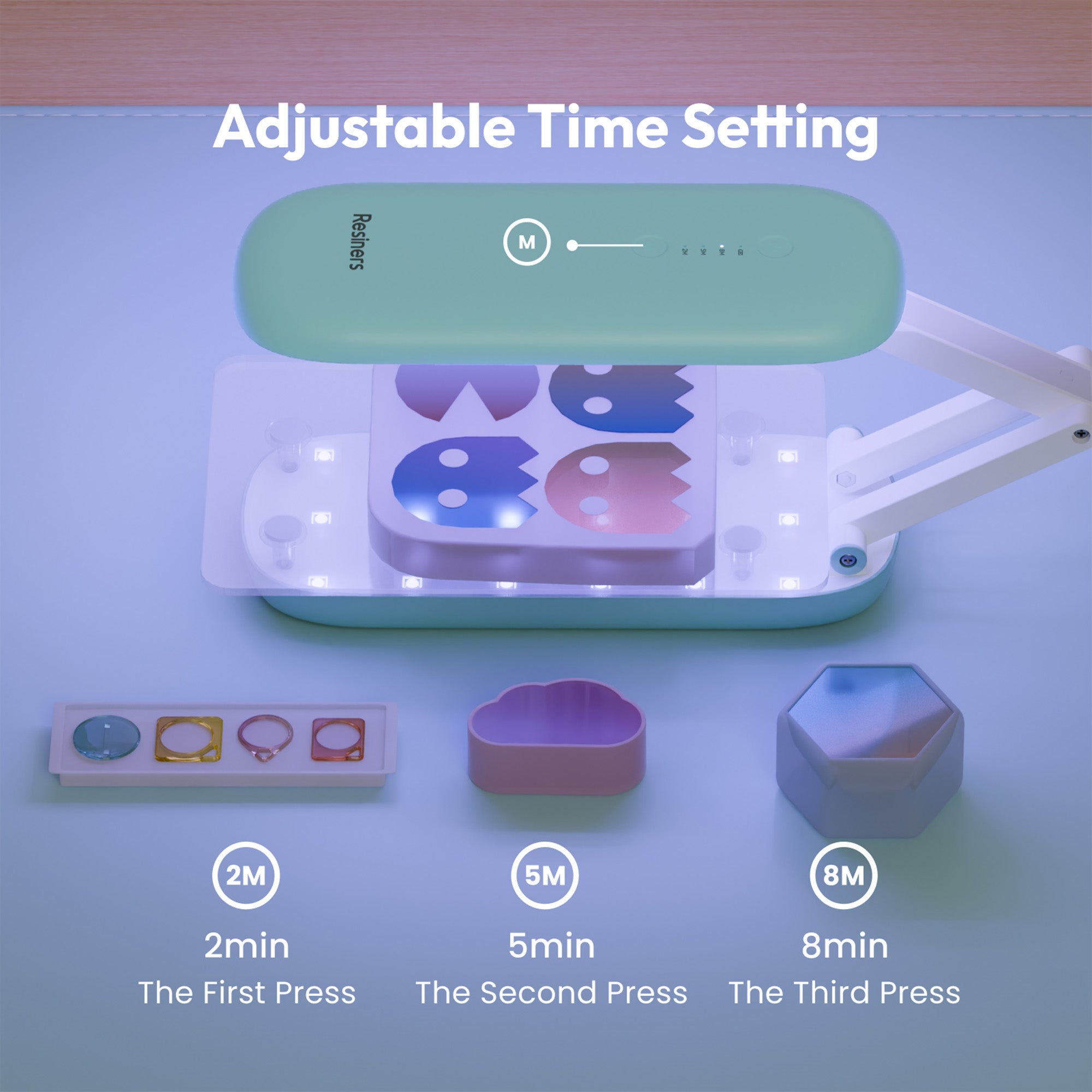 Resiners® Double-Sided Foldable UV Light