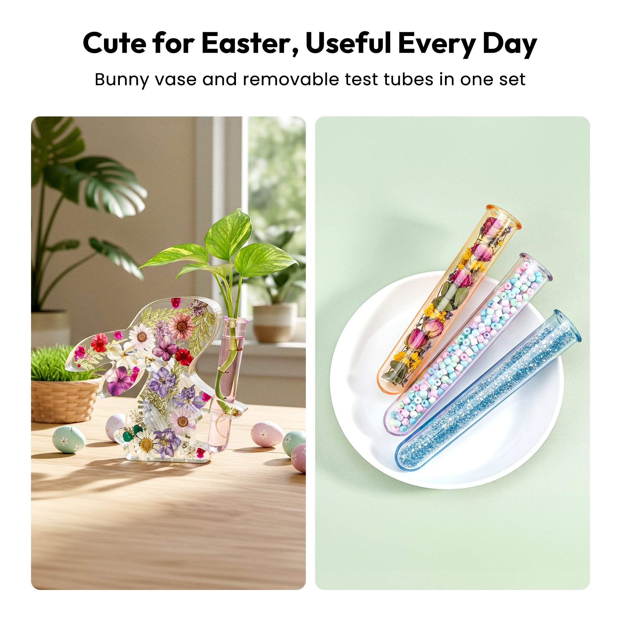 Resiners Bunny Vase Hydroponic Resin Mold