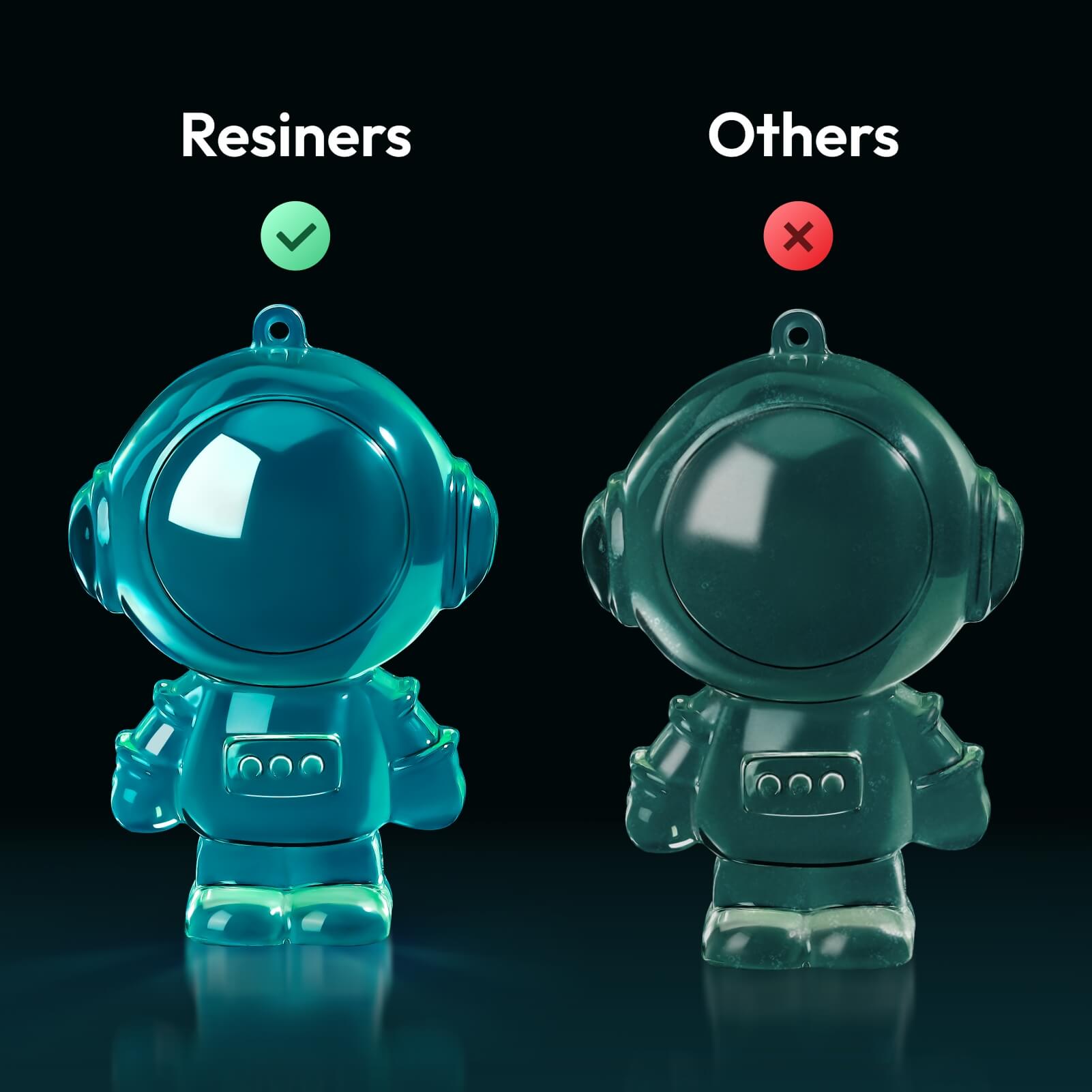 Resiners® Crystal Clear Epoxy Resin with Tailored Diversion Port