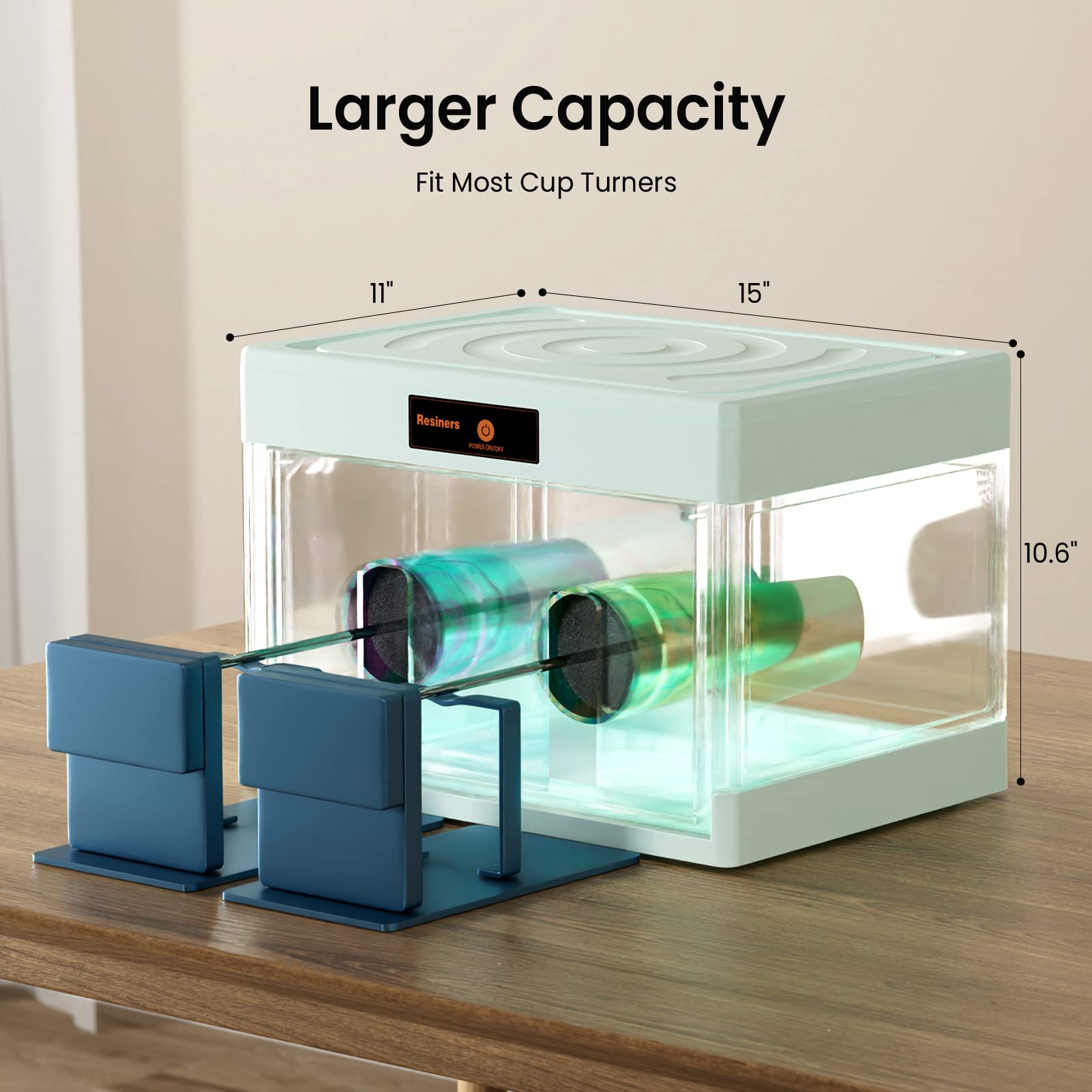 Resiners® Resin Dryer Box for Cup Turner