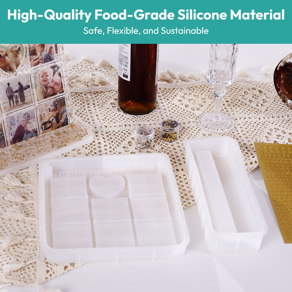 Resiners® Silicone Heart Mold for Photo Frames