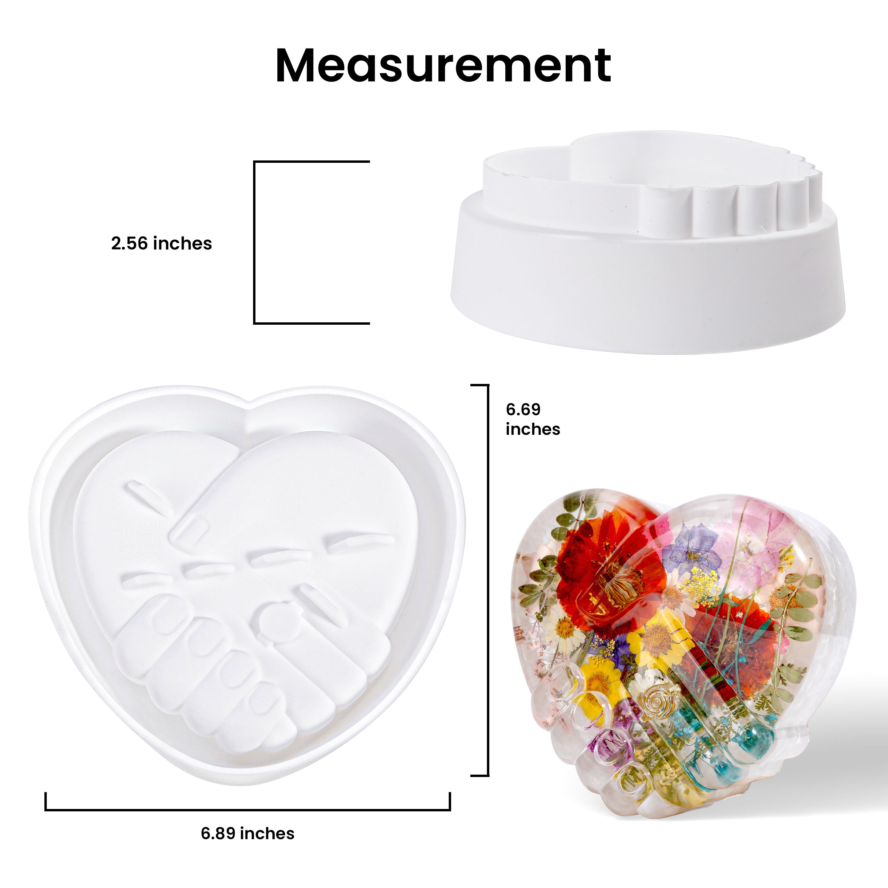Resiners® Togetherness Hand in Hand Silicone Mold DIY Kit