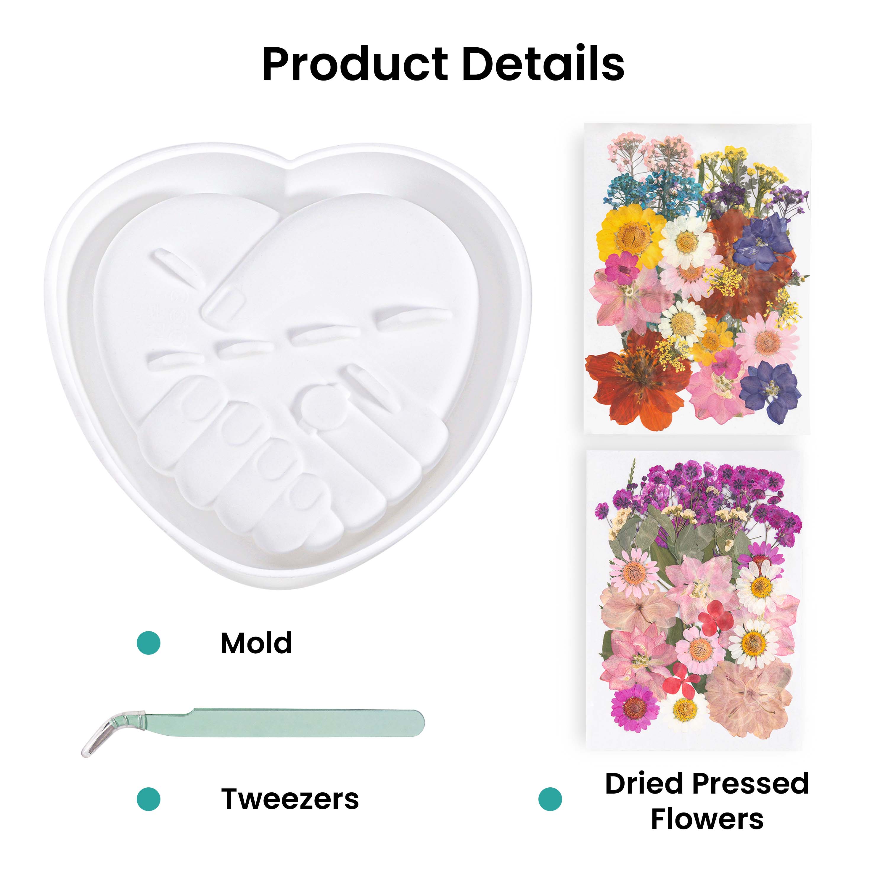 Resiners® Togetherness Hand in Hand Silicone Mold DIY Kit