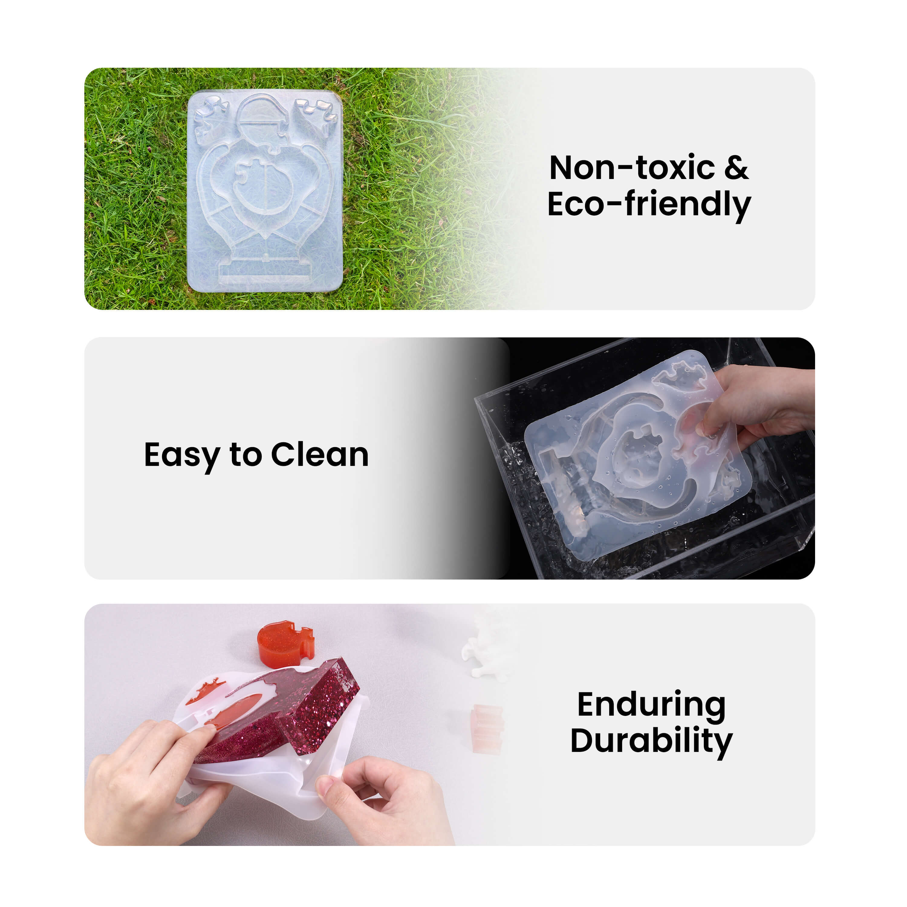 Resiners® Touch of Love Handheld Silicone Mold DIY Kit
