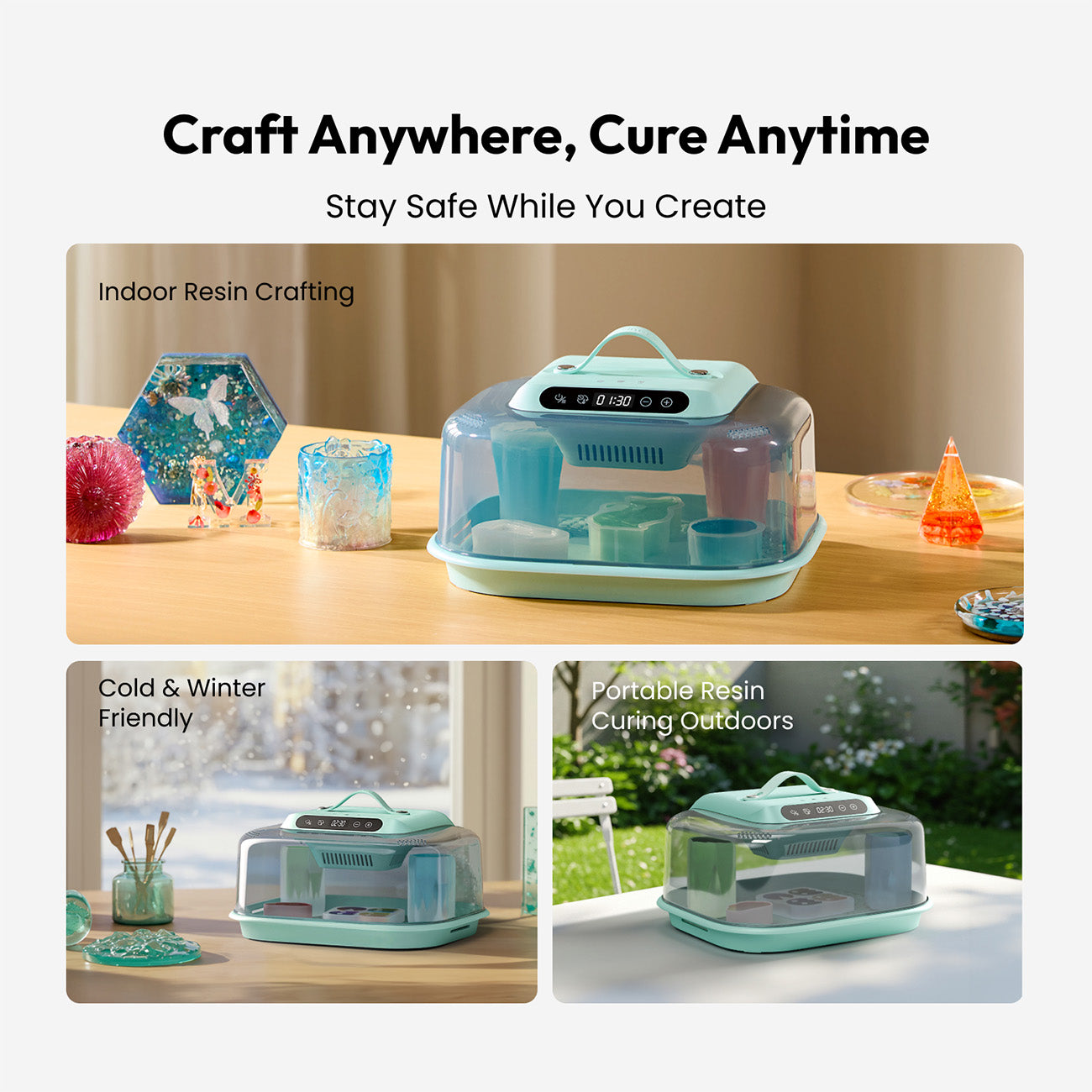 G3 2-in-1 Resin Curing Machine for UV and Epoxy Projects