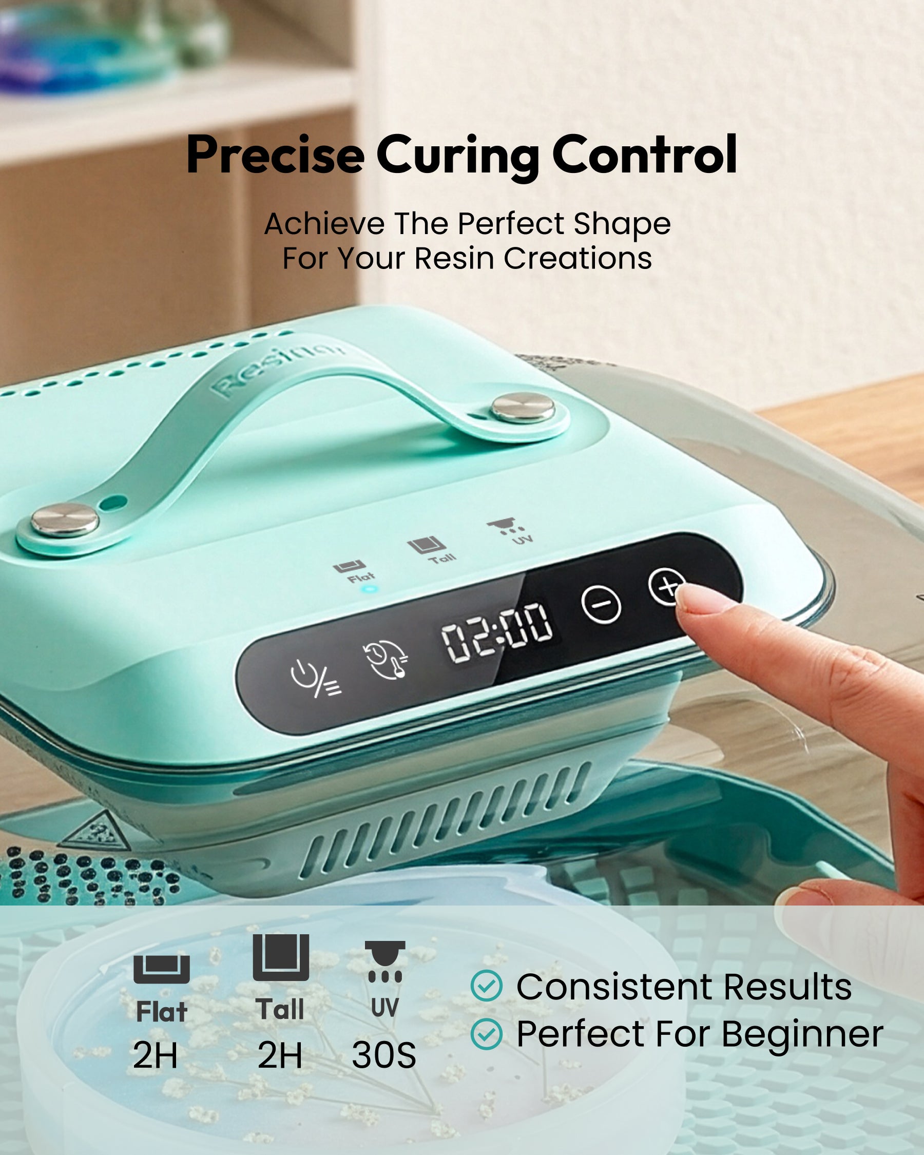 Resiners G3 2-in-1 Resin Curing Machine for UV and Epoxy Projects