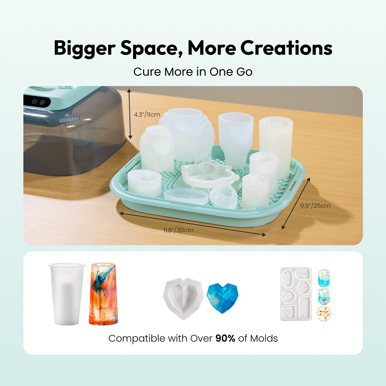 G3 2-in-1 Resin Curing Machine for UV and Epoxy Projects