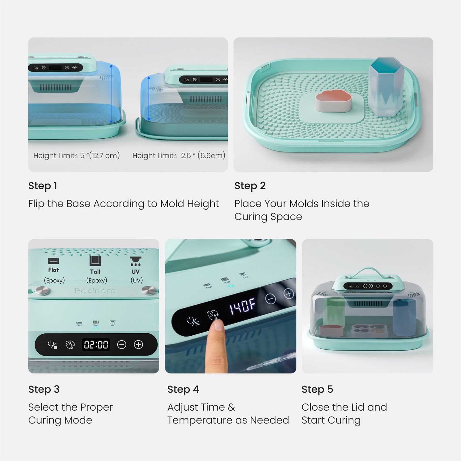 G3 2-in-1 Resin Curing Machine for UV and Epoxy Projects