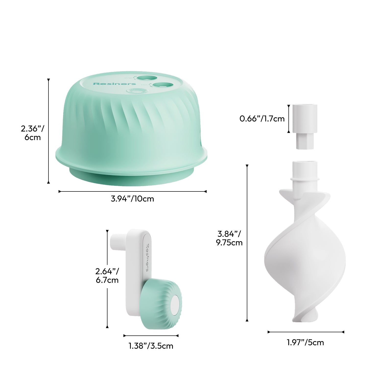 Resiners Hand-Crank Resin Mixer Kit