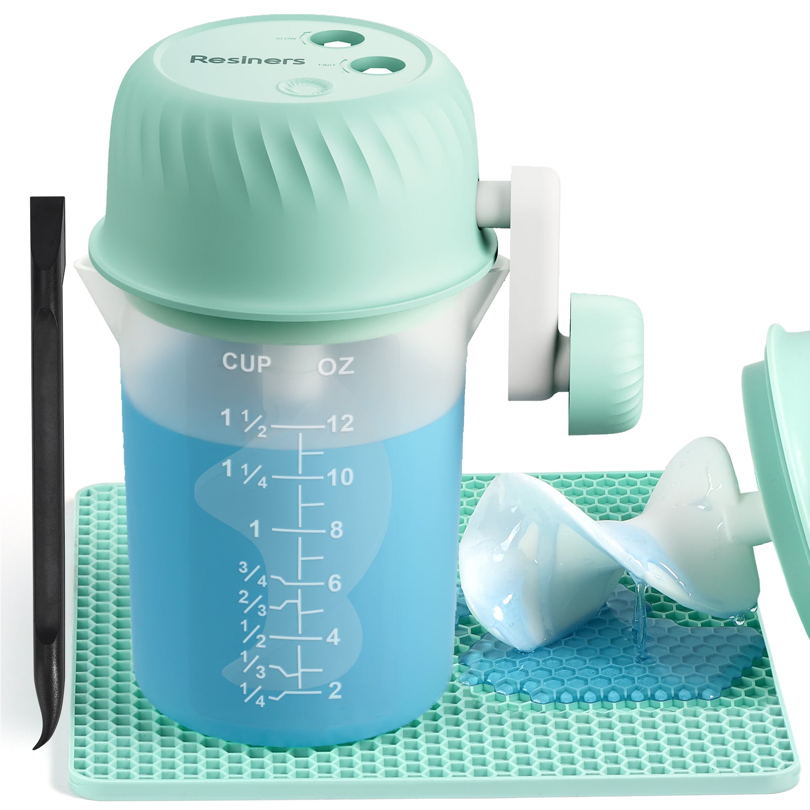 Resiners Hand-Crank Resin Mixer Kit