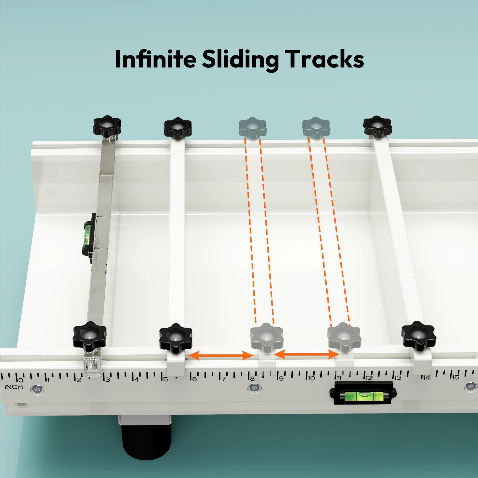 Resiners 2-Piece River Table Epoxy Mold with Adjustable Divide