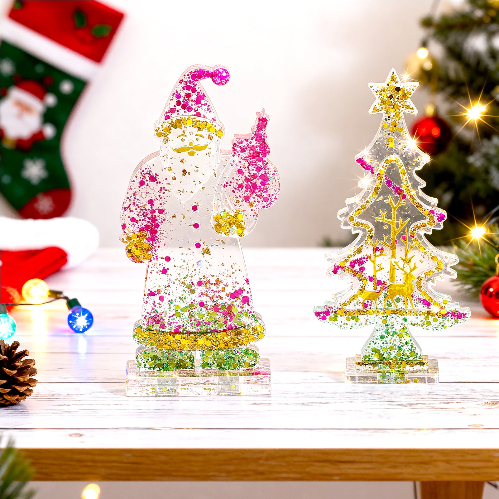 Resiners® 3D Christmas Resin Molds Set