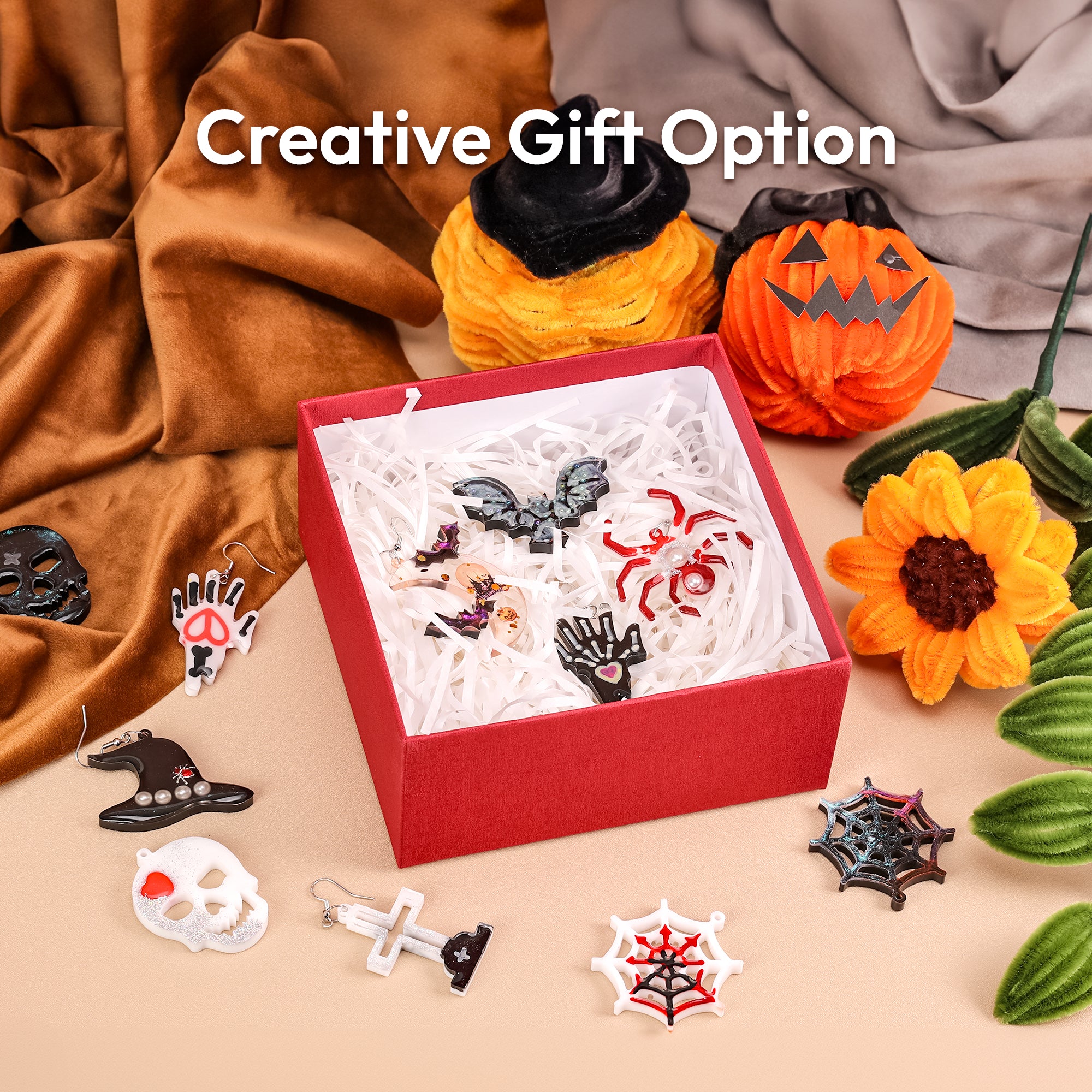 Resiners Halloween Resin Earring Molds with Holes