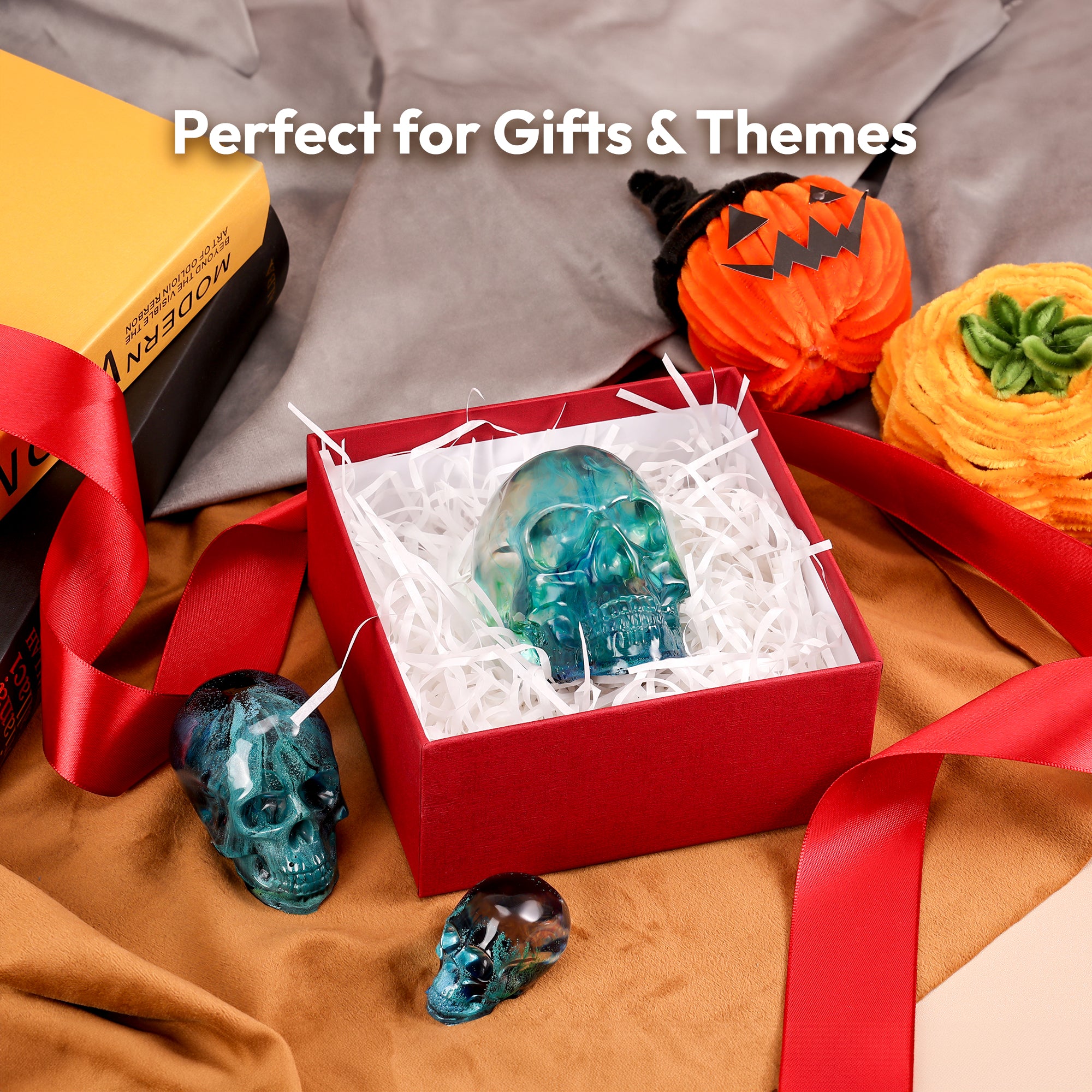 Resiners 3D Skull Molds for Resin