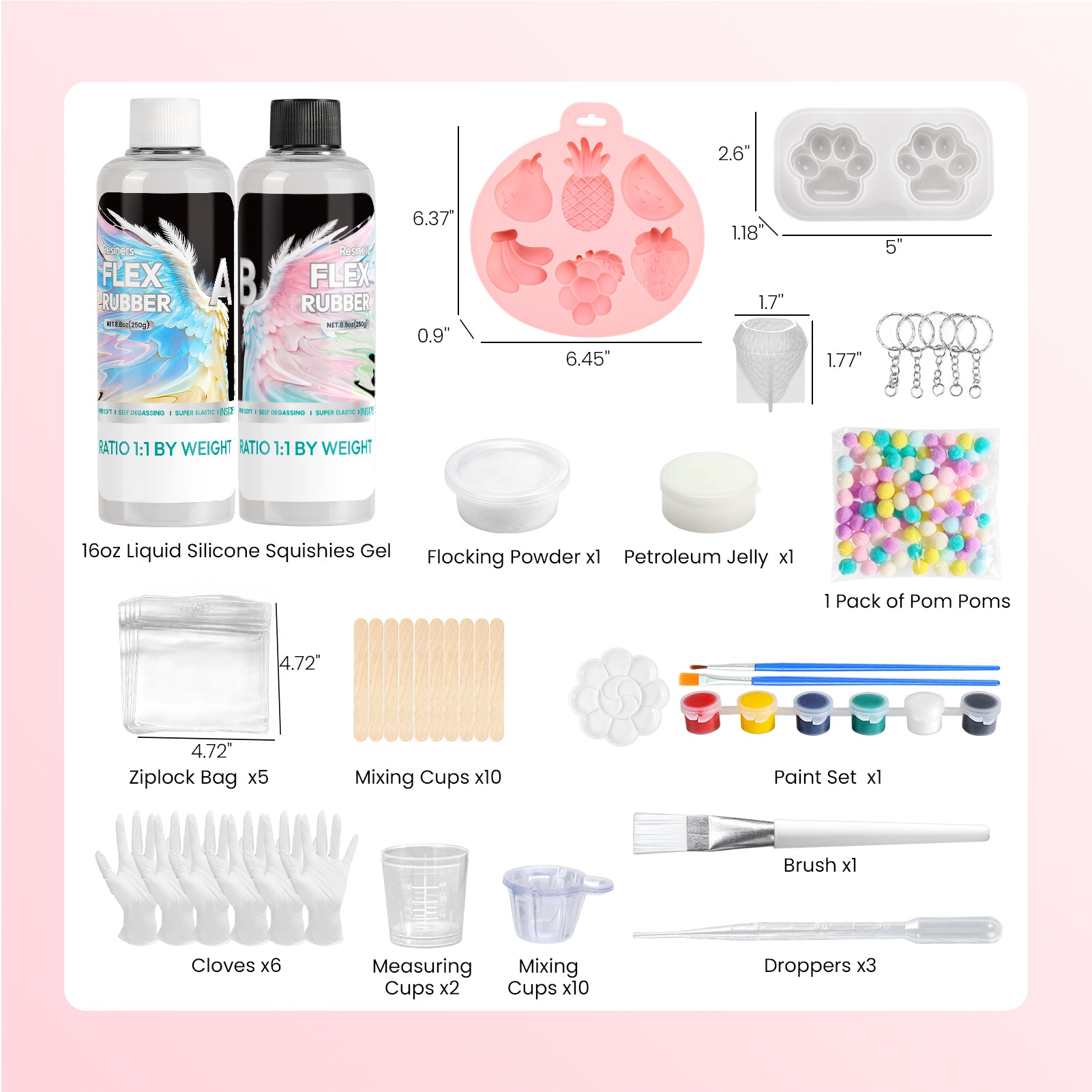 Resiners® 18 oz Fruit Squishies Making Kit