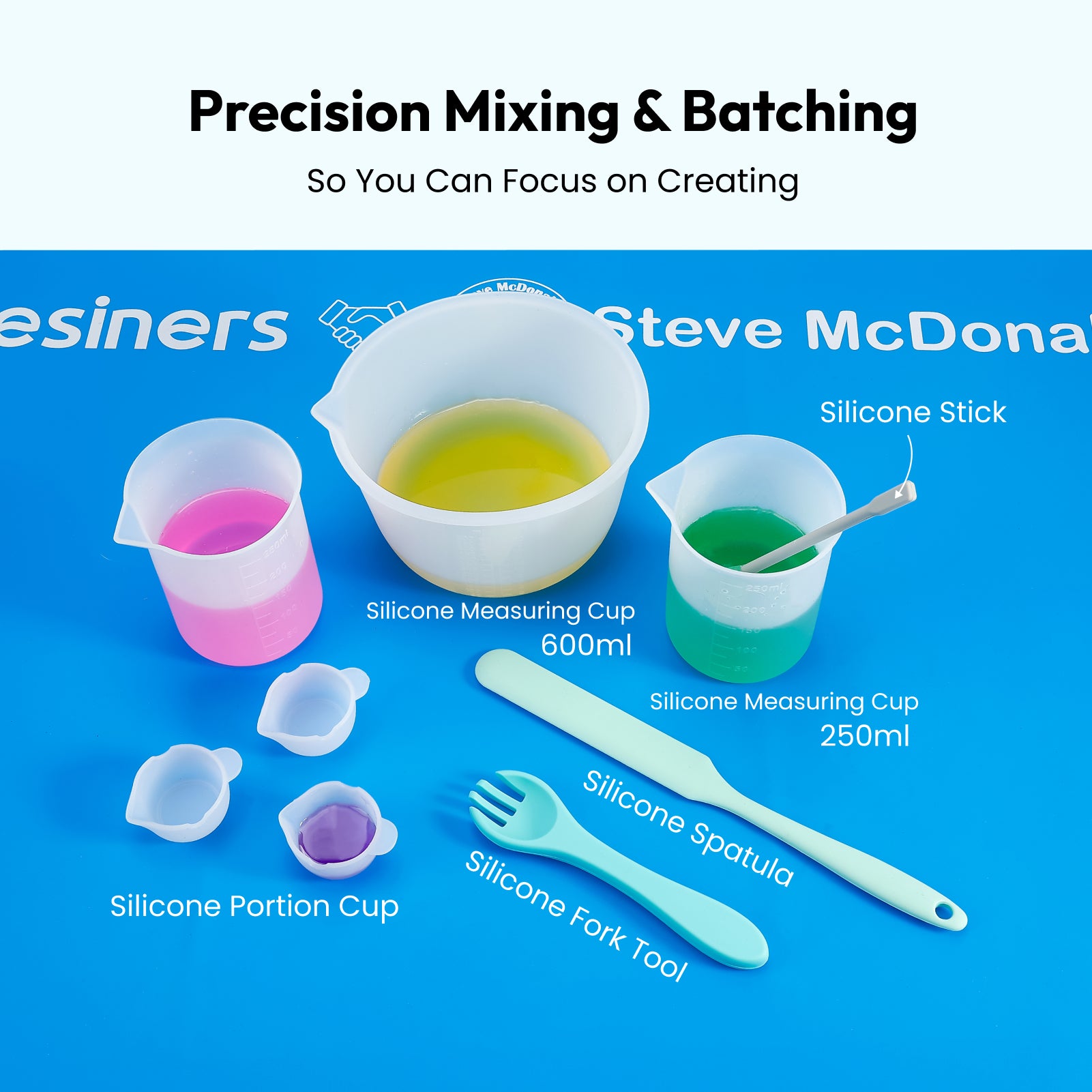 Resiners & Steve Resin Tools Set