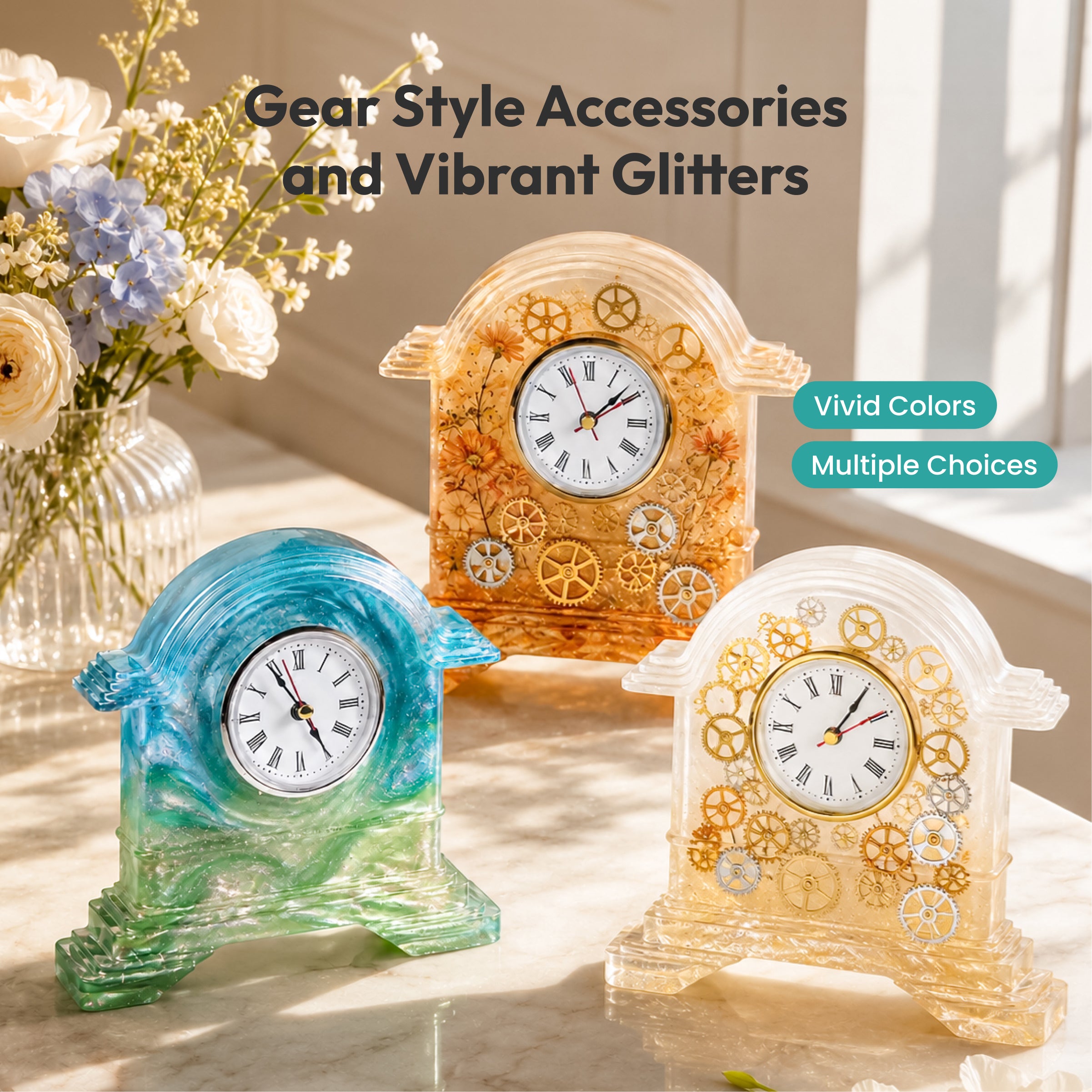 Resiners® DIY Resin Clock Making Kit