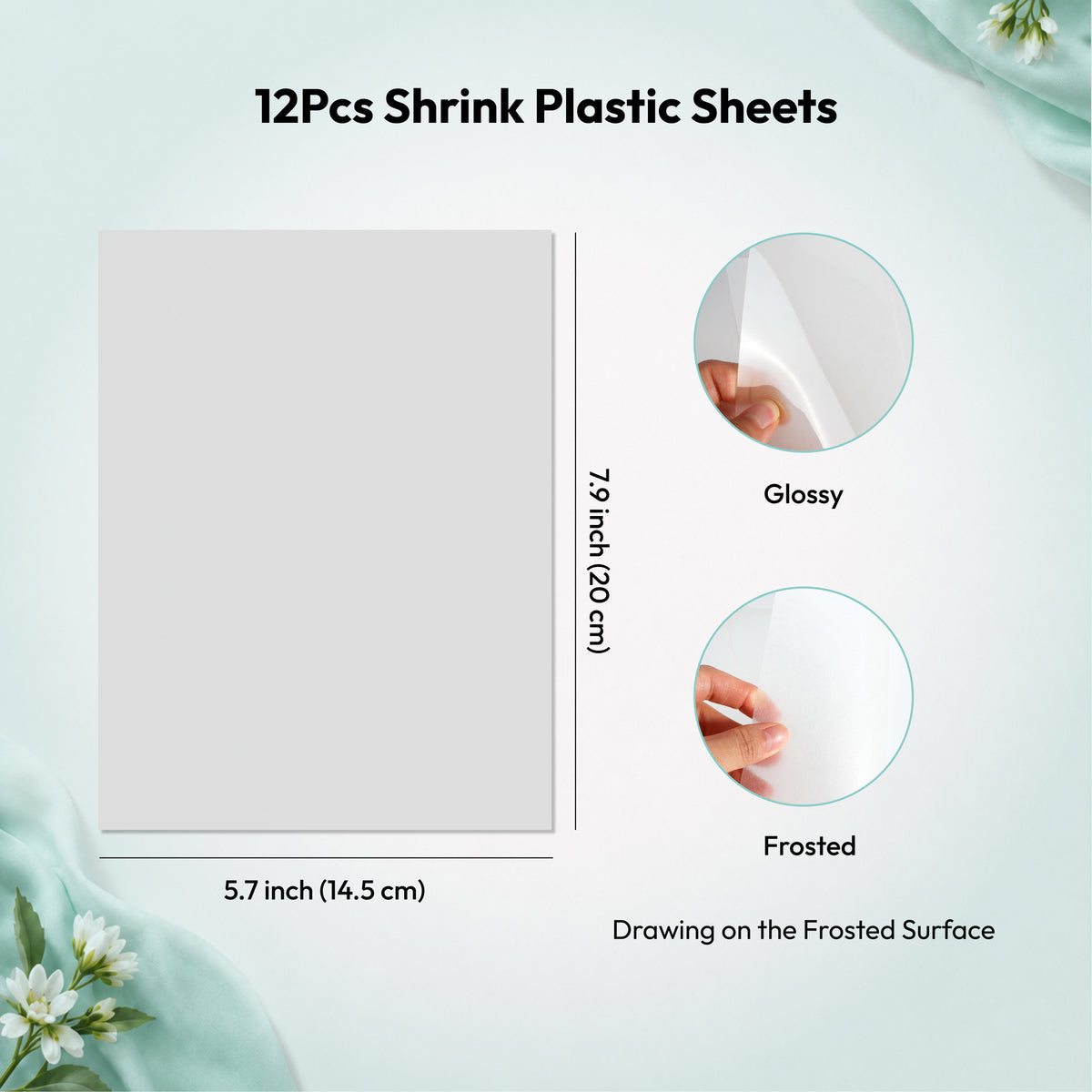Resiners® 100g UV Resin & 12PCS Shrink Paper Kit for DIY Crafting & Casting