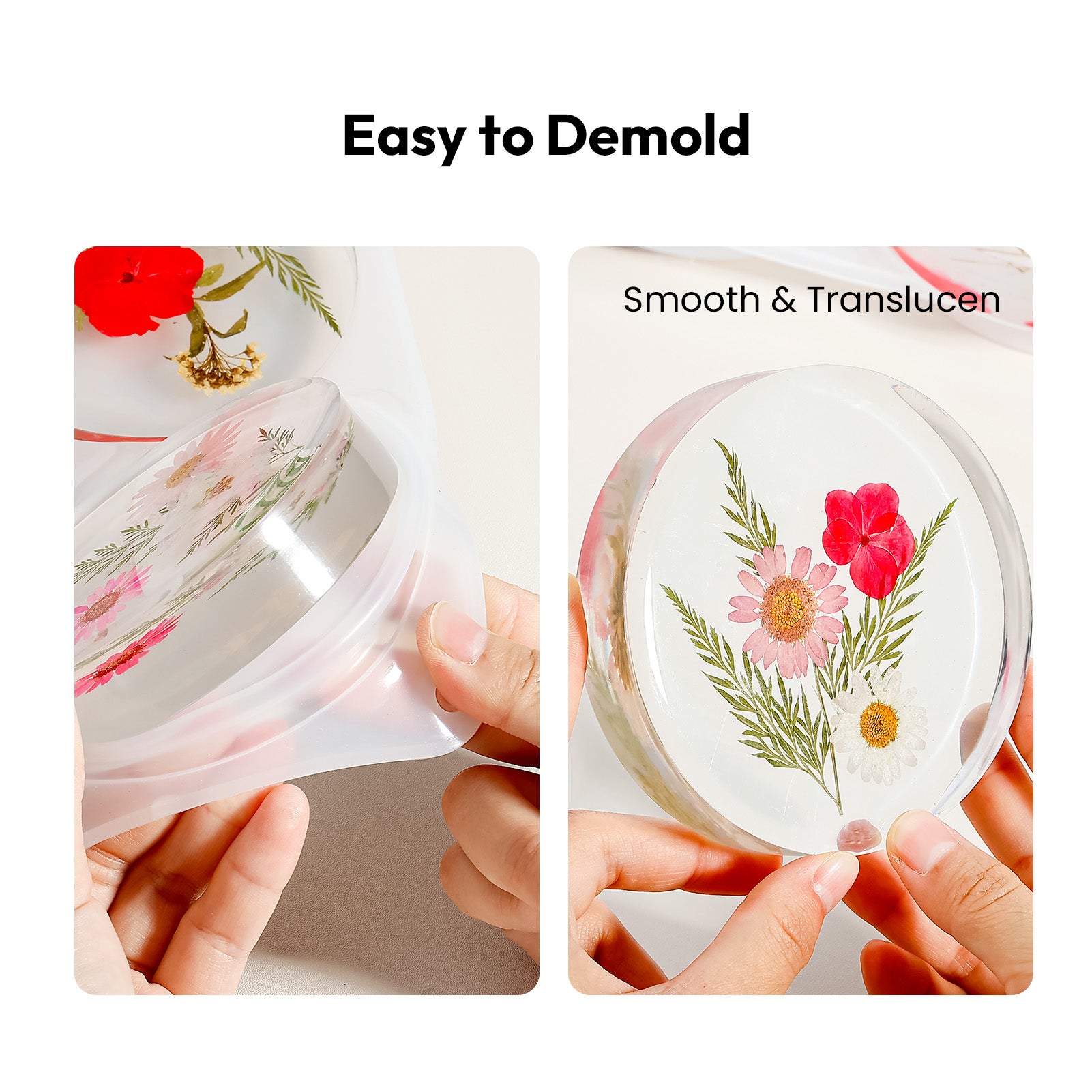 Resiners® 6-Cavity Silicone Coaster Mold Kit
