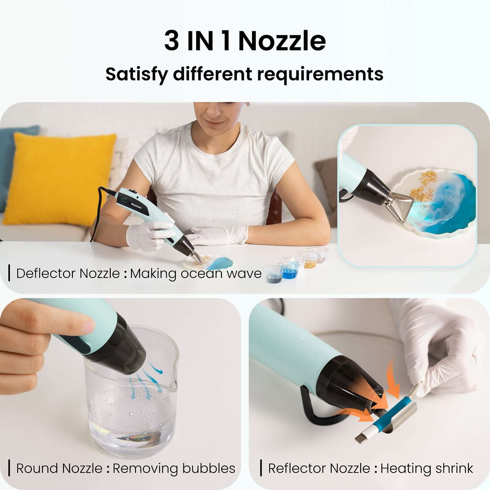 Resiners® Mini Heat Gun for Crafts