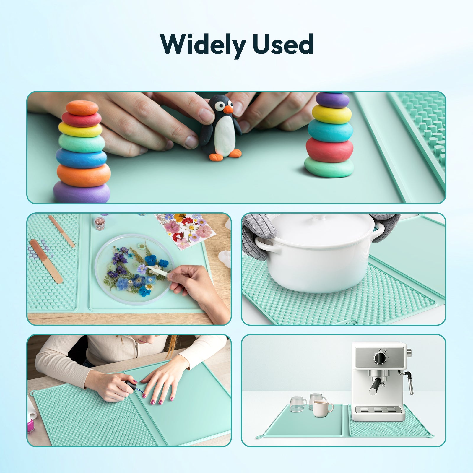 Resiners Dual-Zone Silicone Mat-Smarter Resin Crafting