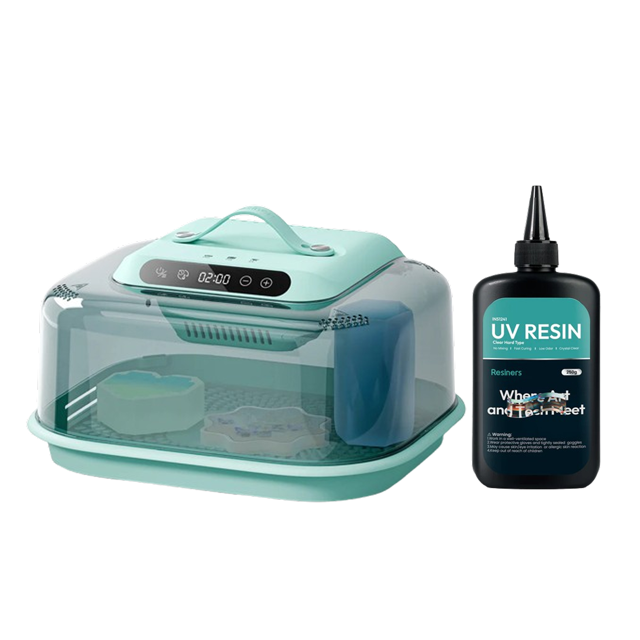 Resiners® G3 2-in-1 Resin Curing Machine for UV and Epoxy Projects