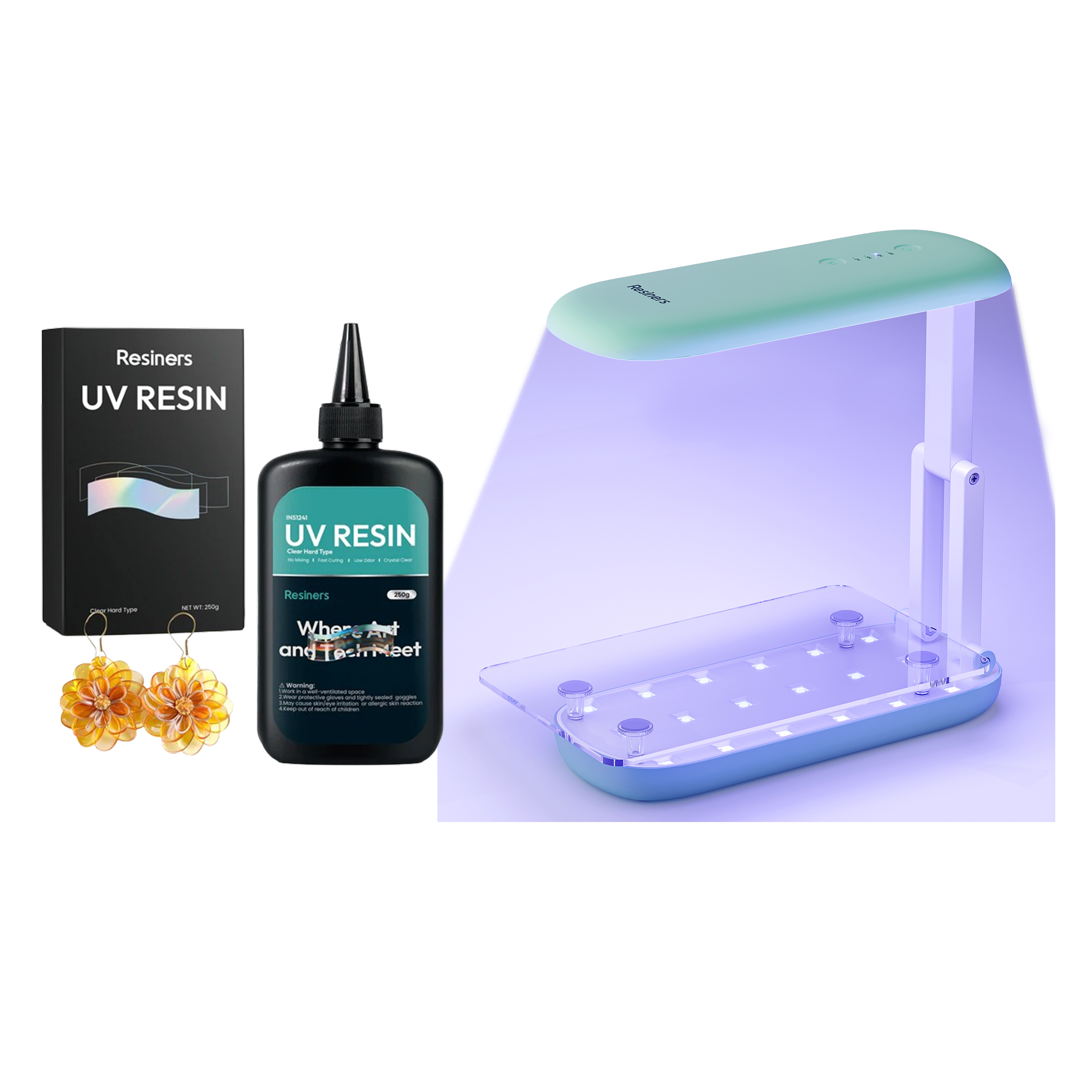 Resiners® Double-Sided Foldable UV Light
