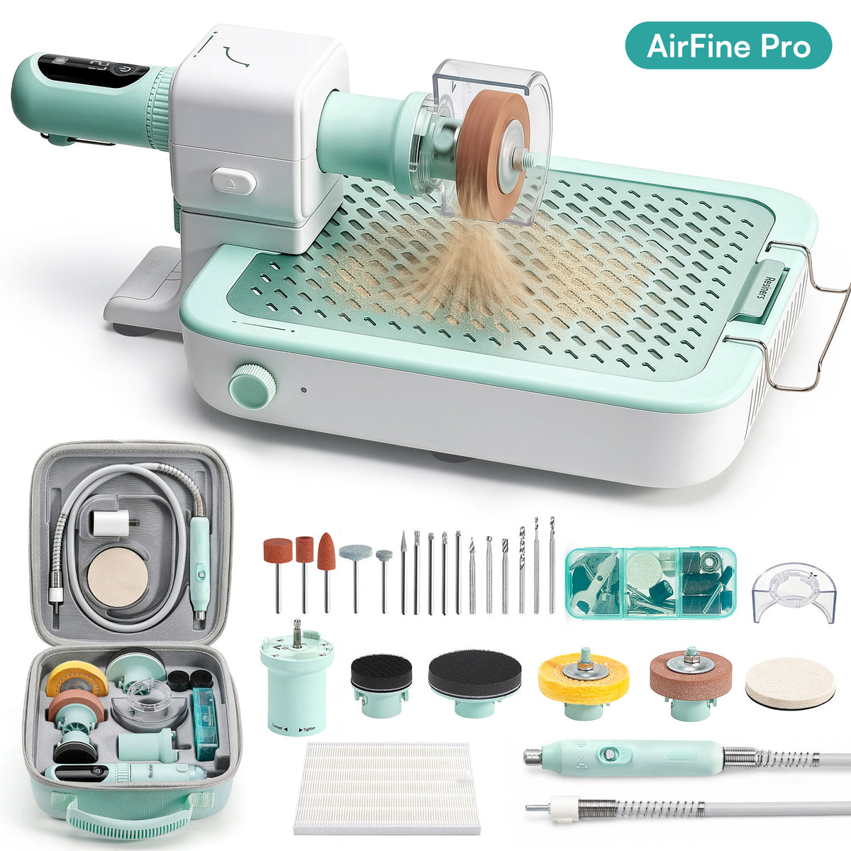 Resiners AirFine Pro Cordless Sander & Polisher