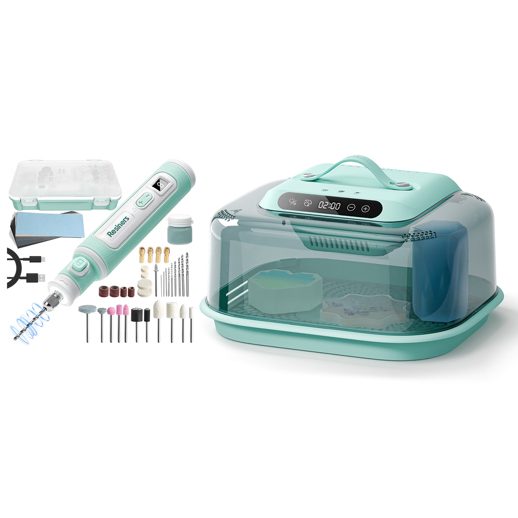 Resiners® G3 2-in-1 Resin Curing Machine for UV and Epoxy Projects