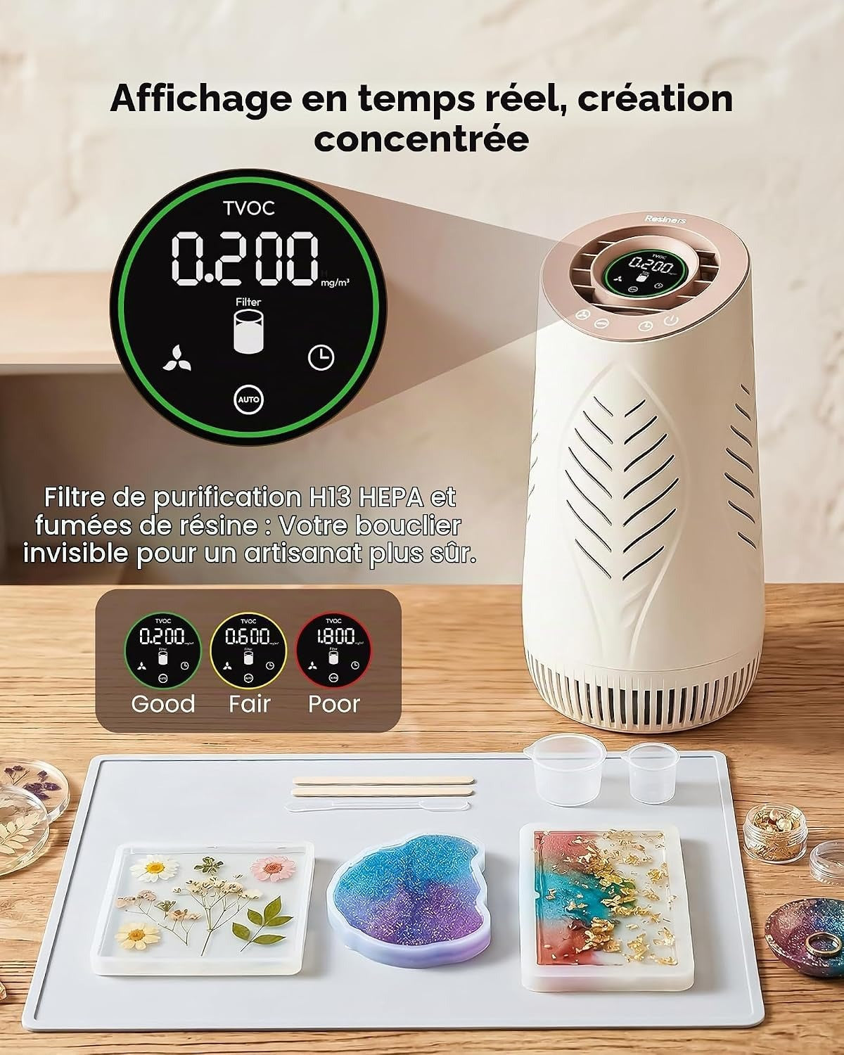 Purair Lite Purificateur d'air en résine