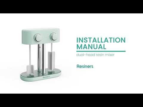 Double Your Creativity with Resiners' Dual-Head Resin Mixer