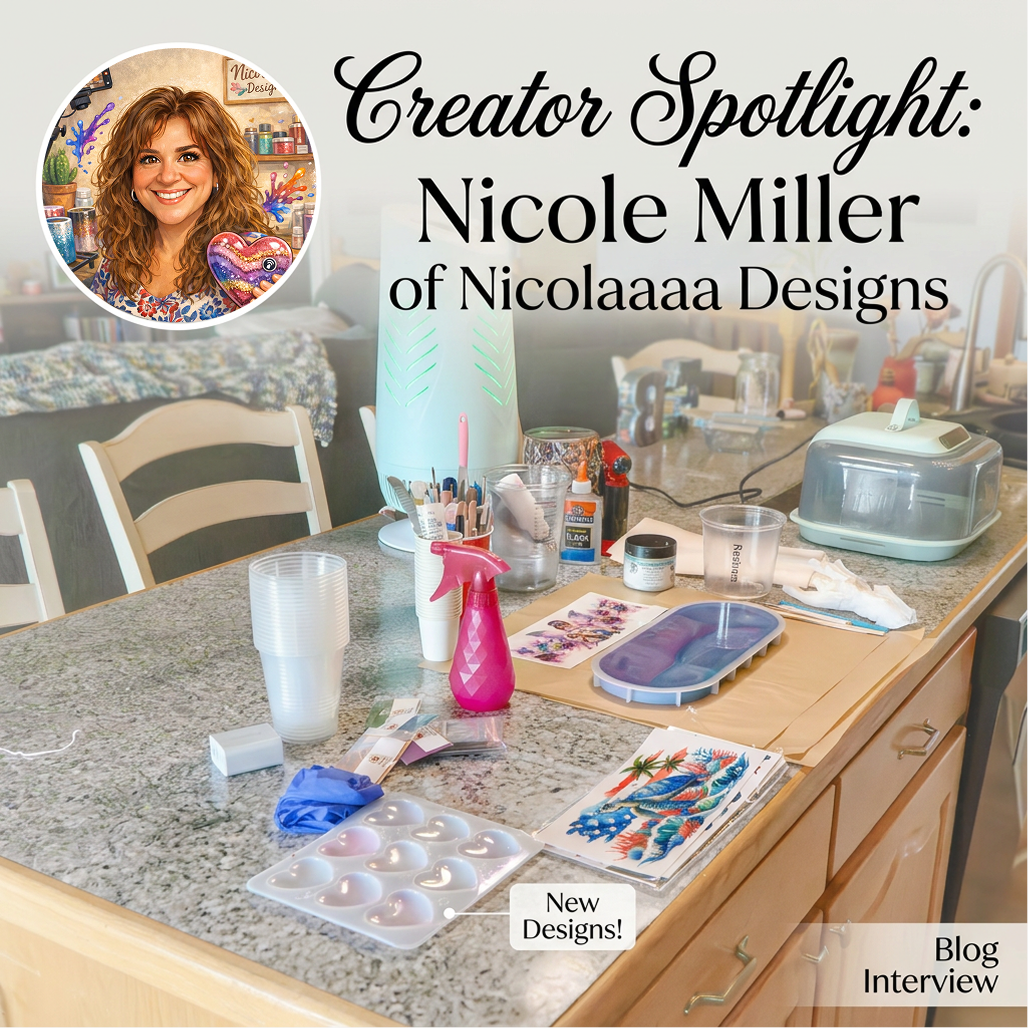 Creator Spotlight: How Nicole Miller Turned Resin Art into a Thriving Handmade Business