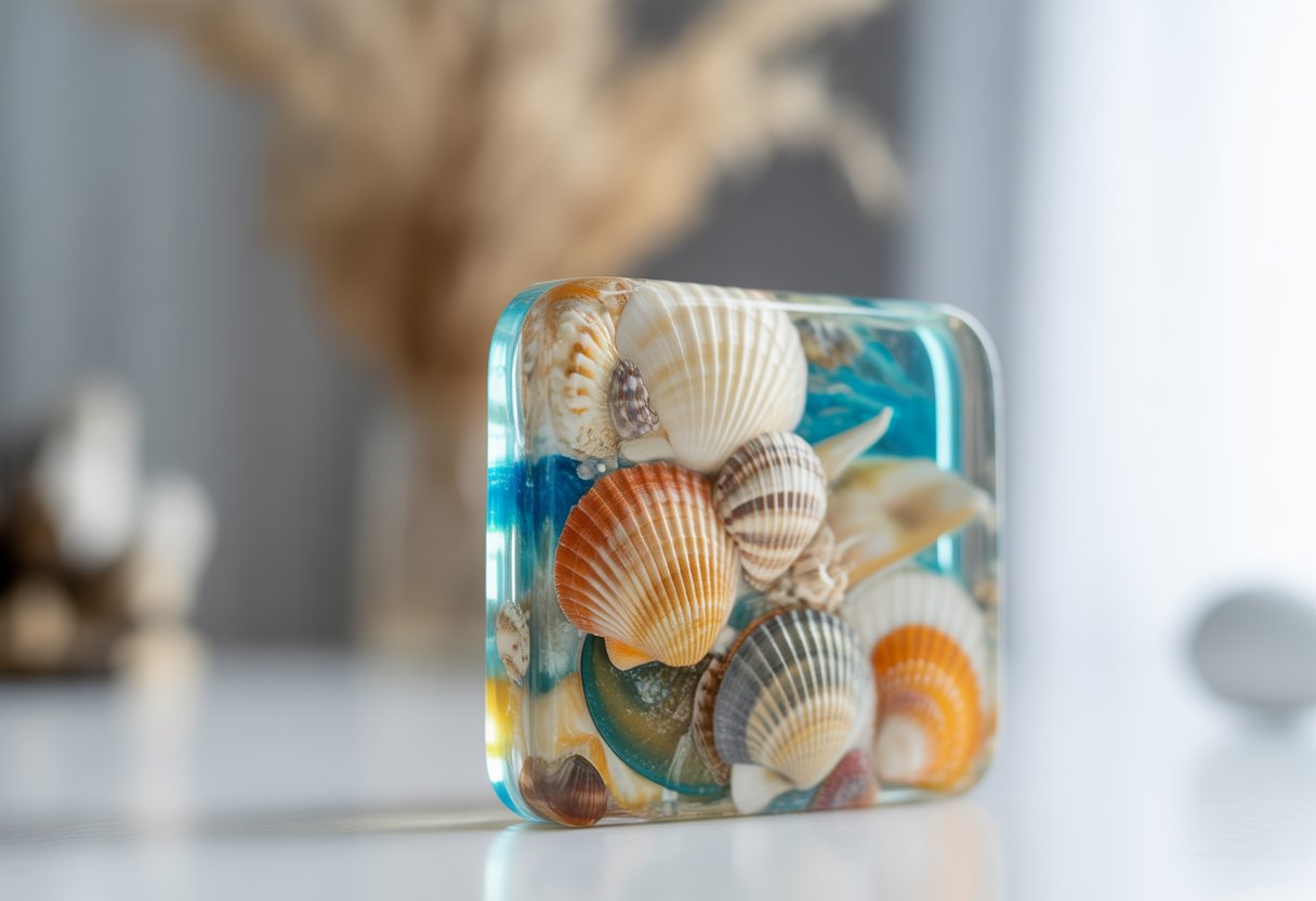 shell resin art