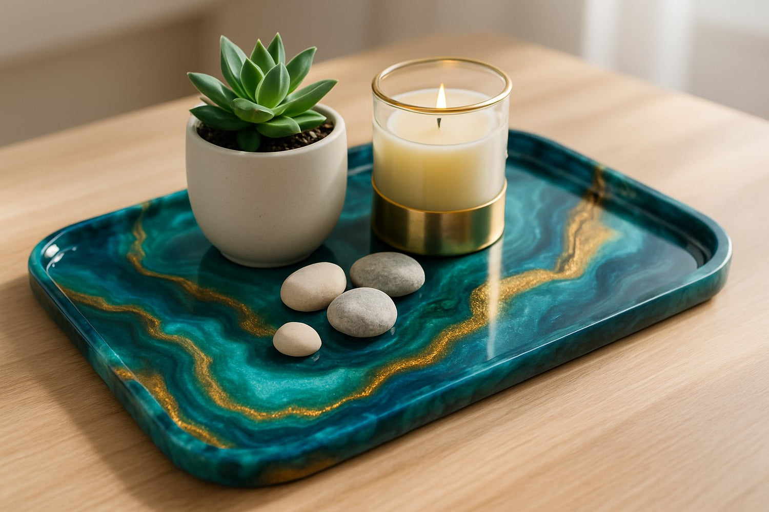 epoxy resin tray ideas