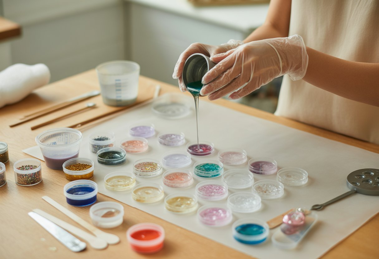 how to make charms with resin