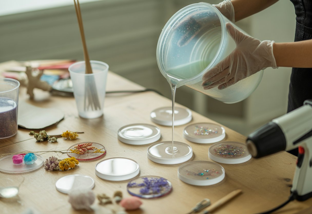 how to make resin paperweights