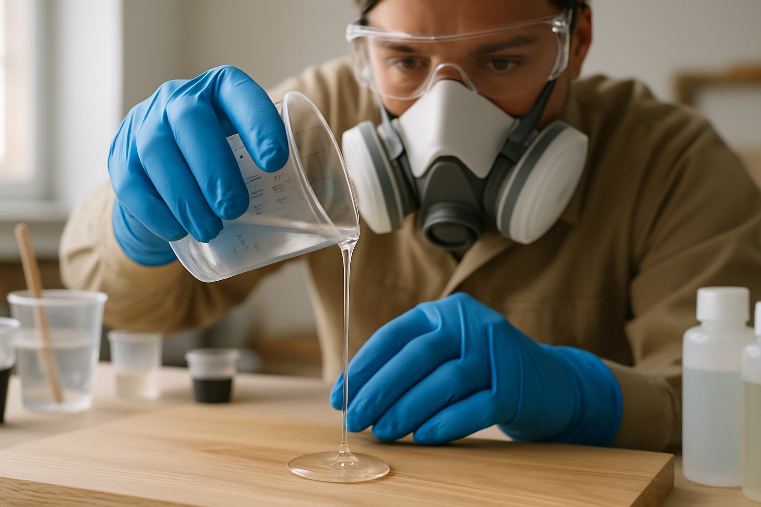 do i need a mask for epoxy resin