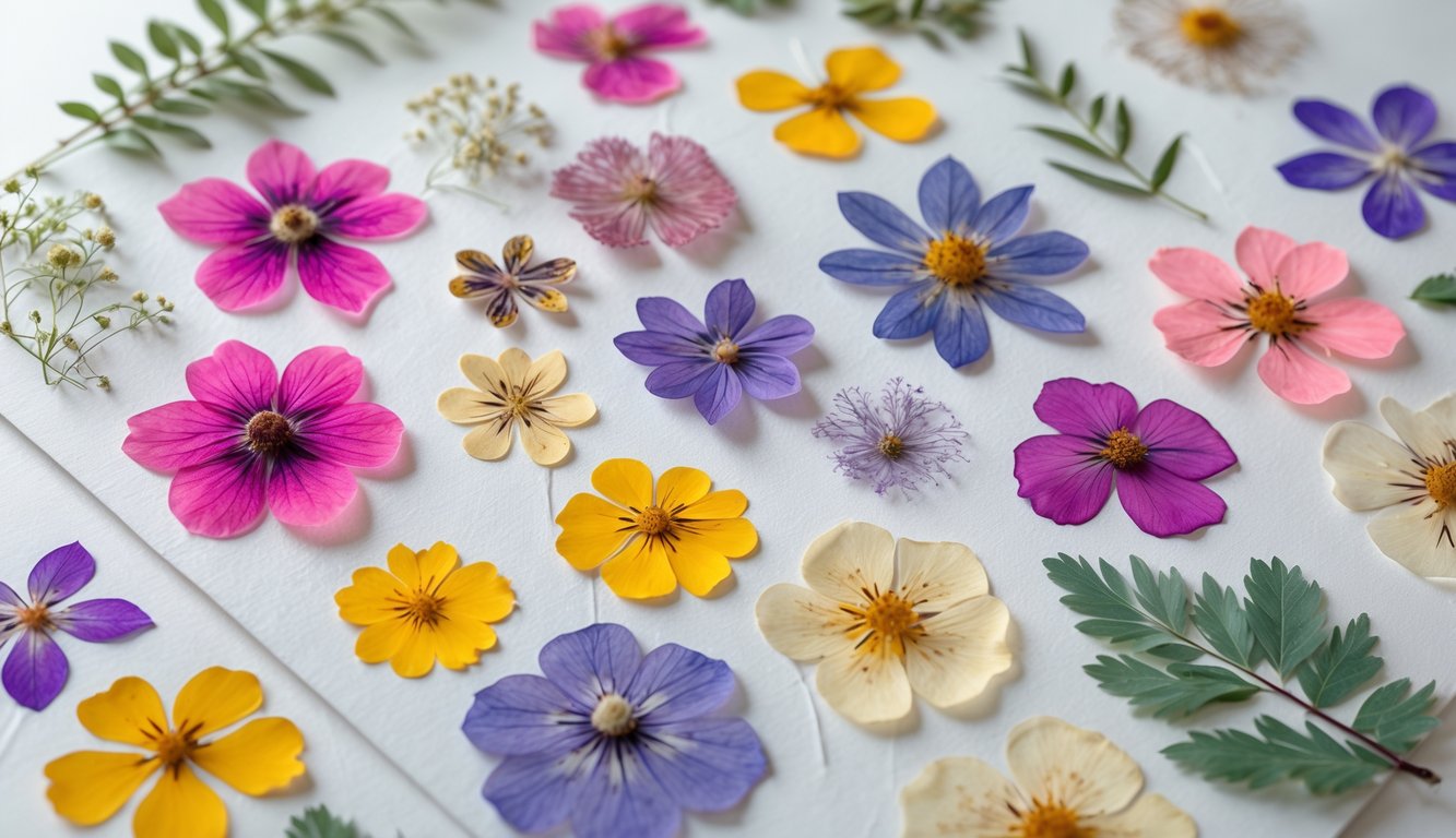 pressed flower art ideas